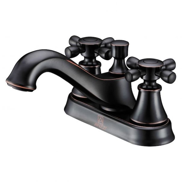 Major 4 Centerset Mid-Arc Bathroom Faucet, Oil Rubbed Bronze